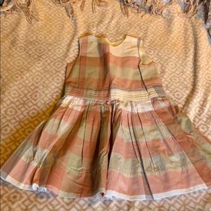 Burberry girls’ pink dress